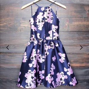 Fit and flare floral dress